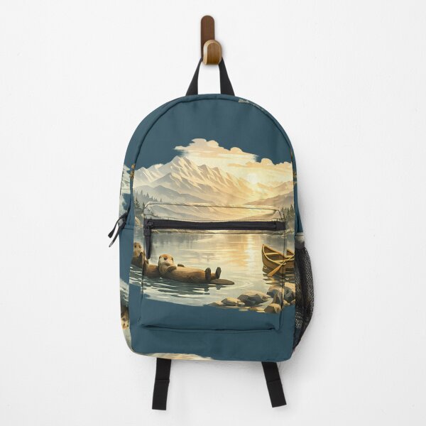 Item preview, Otters on an Alpine Lake designed and sold by Ambroa Stuff.