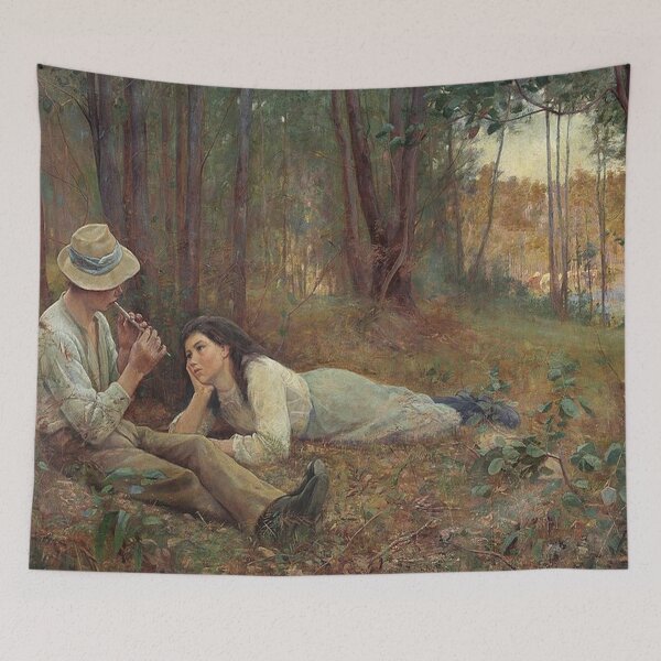 Item preview, Frederick McCubbin -The Flute Player designed and sold by tomorrowsart.
