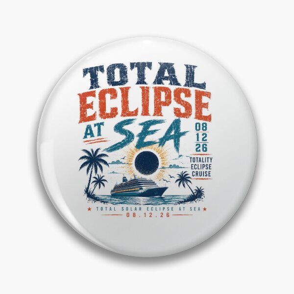 Item preview, Total Eclipse At Sea August 12 2026 Totality Eclipse Cruise Solar Event designed and sold by RetroMini2026.