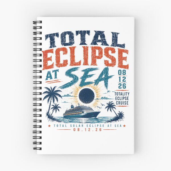 Item preview, Total Eclipse At Sea August 12 2026 Totality Eclipse Cruise Solar Event designed and sold by RetroMini2026.