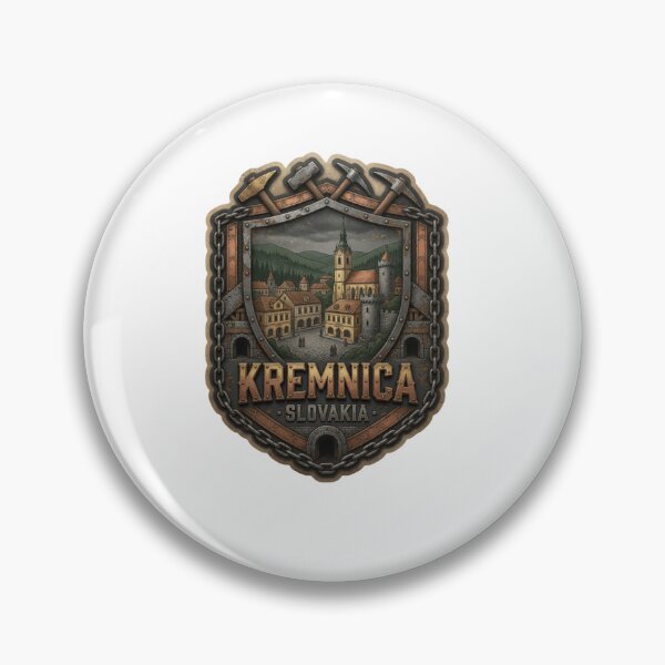 Item preview, Kremnica Slovakia Historic Mining Sticker Souvenir Summer Edition designed and sold by Imaginarium of Chaos falcon88 .