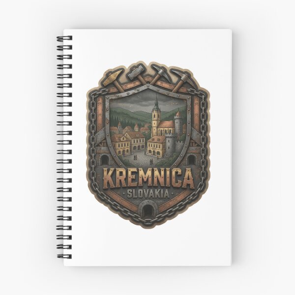 Item preview, Kremnica Slovakia Historic Mining Sticker Souvenir Summer Edition designed and sold by Imaginarium of Chaos falcon88 .