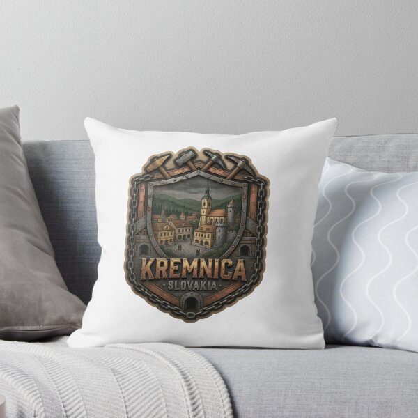 Item preview, Kremnica Slovakia Historic Mining Sticker Souvenir Summer Edition designed and sold by Imaginarium of Chaos falcon88 .