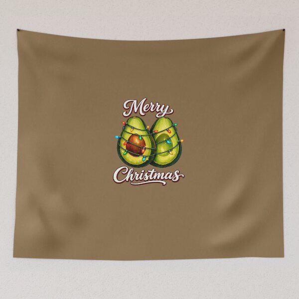 Item preview, Merry Christmas Avocado Holiday Lights Funny Christmas PNG designed and sold by annenambiro.