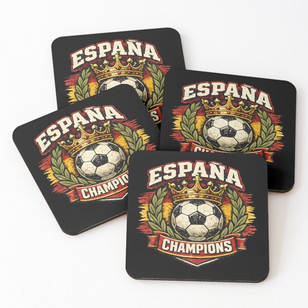 Item preview, Spain World Cup Champions Vintage Football Badge Retro Spanish Soccer Gift designed and sold by Artycom.