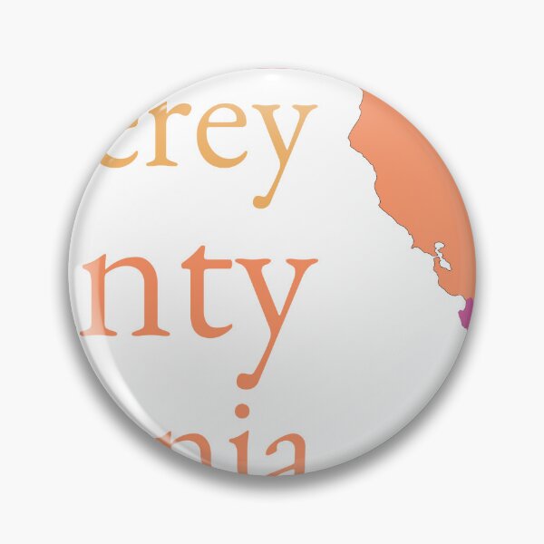 Item preview, Monterey County California Highlighted on State Map designed and sold by TheIconSmith.