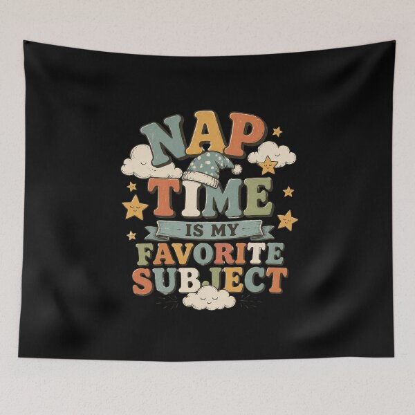 Item preview, Retro Nap Time Is My Favorite Subject Funny Kids School T-Shirt designed and sold by FestivityFinds.
