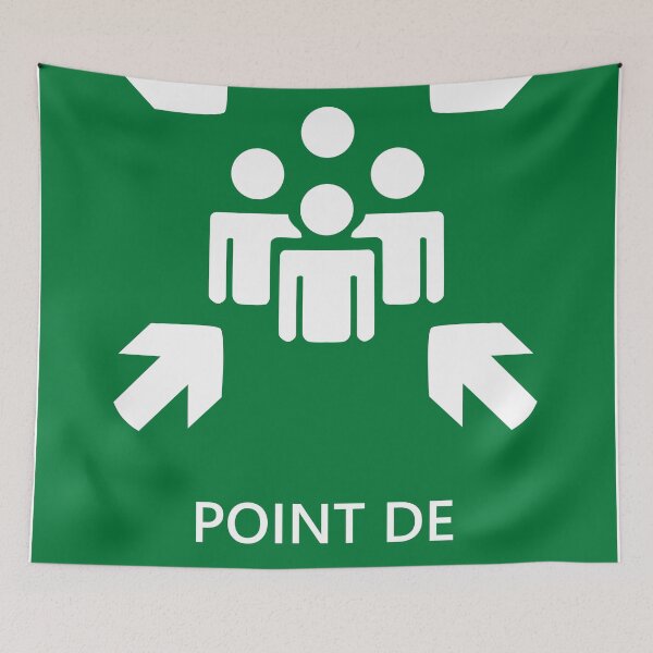 Item preview, Assembly Point - Safety Sign and Evacuation Signage designed and sold by Panneaux et signalisations - NPOITEVIN.