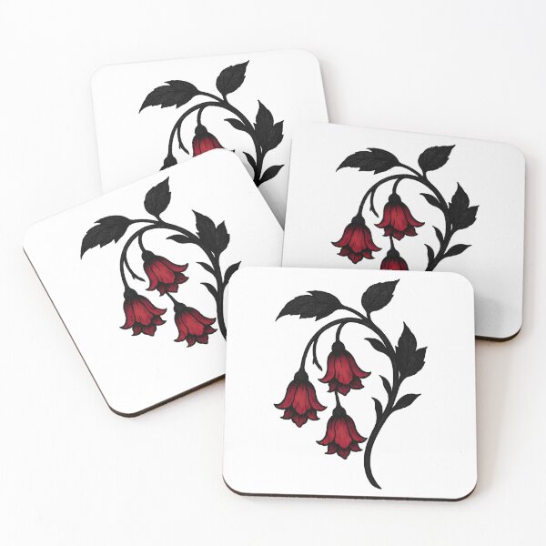 Item preview, Bleeding Heart Floral Dark Romance designed and sold by Dhenin Studio.