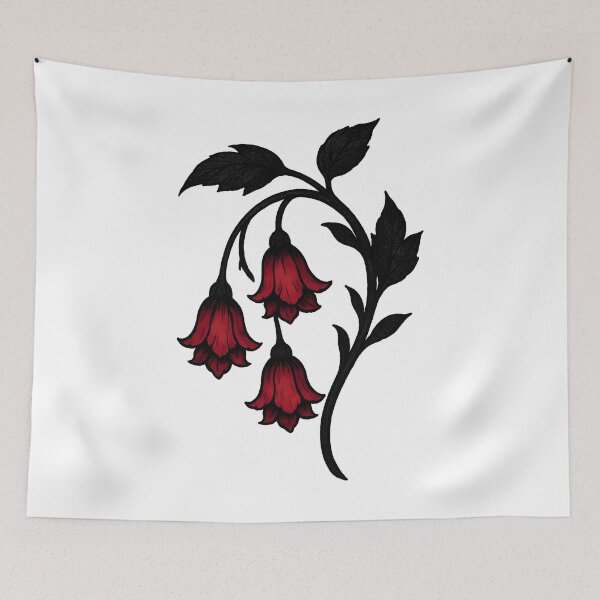 Item preview, Bleeding Heart Floral Dark Romance designed and sold by Dhenin Studio.