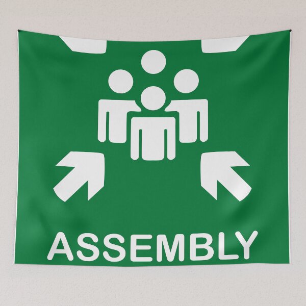 Item preview, Assembly Point - Safety Sign and Evacuation Signage designed and sold by Panneaux et signalisations - NPOITEVIN.