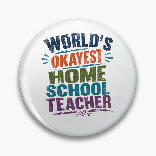 Item preview, World's Okayest Home School Teacher Homeschooling Parent Educator designed and sold by RetroMini2026.