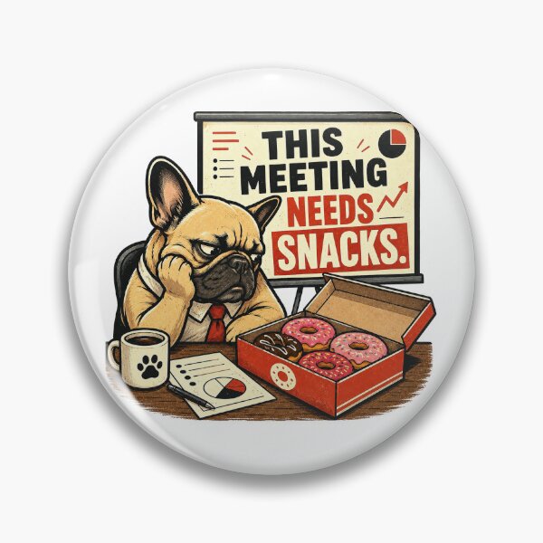 Item preview, Funny French Bulldog Office Meeting designed and sold by Gentlestate.