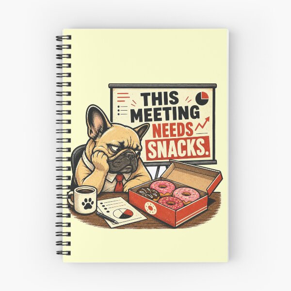 Item preview, Funny French Bulldog Office Meeting designed and sold by Gentlestate.