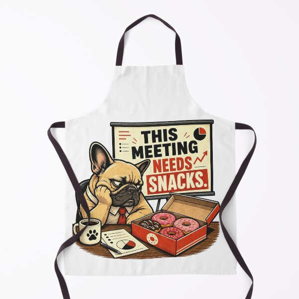 Item preview, Funny French Bulldog Office Meeting designed and sold by Gentlestate.