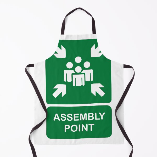 Item preview, Assembly Point - Safety Sign and Evacuation Signage designed and sold by Panneaux et signalisations - NPOITEVIN.