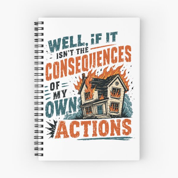 Item preview, Well If It Isn't The Consequences Of My Own Actions Funny Sarcasm Humor Relatable designed and sold by RetroMini2026.