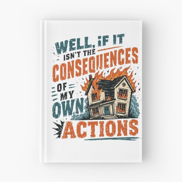 Item preview, Well If It Isn't The Consequences Of My Own Actions Funny Sarcasm Humor Relatable designed and sold by RetroMini2026.