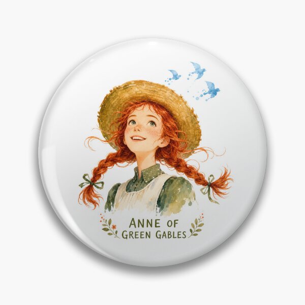 Item preview, Anne of Green Gables – Bright-Eyed Watercolor Anne designed and sold by Fenay Designs.