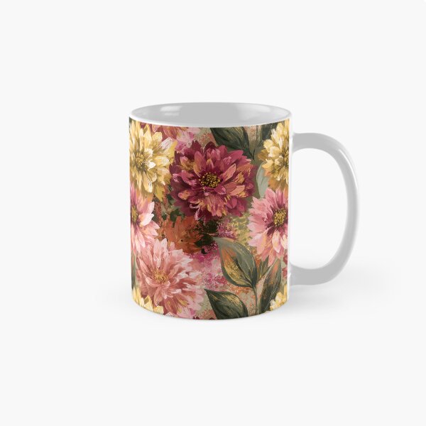 Item preview, Stunning Dahlias Floral - Flower Floral Pattern  - Anniversary Gifts For Dad designed and sold by RoyalStarsPatts.
