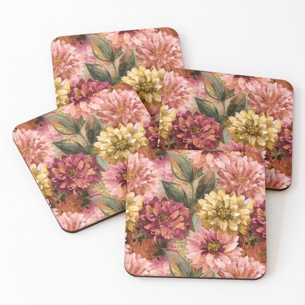 Item preview, Stunning Dahlias Floral - Flower Floral Pattern  - Anniversary Gifts For Dad designed and sold by RoyalStarsPatts.