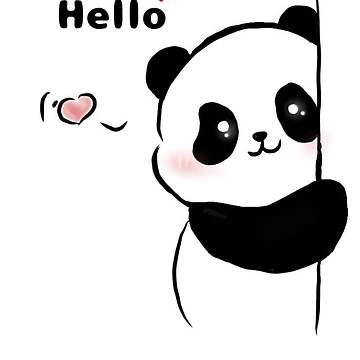 Artwork thumbnail, Cute Panda Design by RajDeals