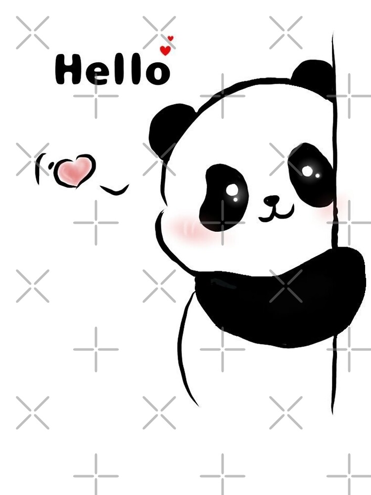 Thumbnail 3 of 3, Scarf, Cute Panda Design designed and sold by RajDeals.