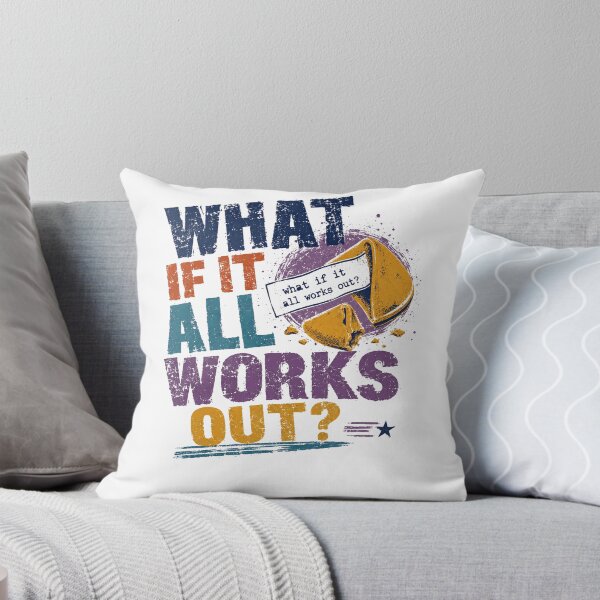 Item preview, What If It All Works Out Optimist Motivation Fortune Cookie Future designed and sold by RetroMini2026.
