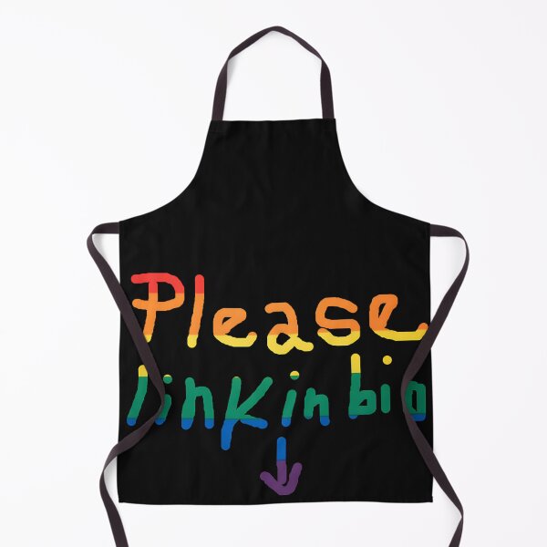 Item preview, Please Link In Bio - Funny Social Media Content Creator Rainbow Aesthetic Design designed and sold by ToxicInkArt.