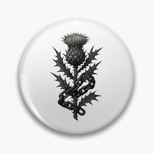 Item preview, Dark Fantasy Thistle with Chains designed and sold by Dhenin Studio.