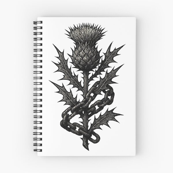 Item preview, Dark Fantasy Thistle with Chains designed and sold by Dhenin Studio.
