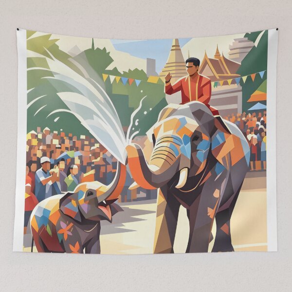 Item preview, Songkran - Thailand Festivals Collection designed and sold by Spirit of Siam.