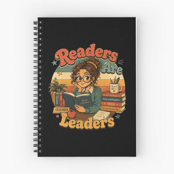 Item preview, Readers Are Leaders Shirt | Reading Teacher Gift | Retro Book Lover & English Teacher Vintage T-Shirt designed and sold by FestivityFinds.