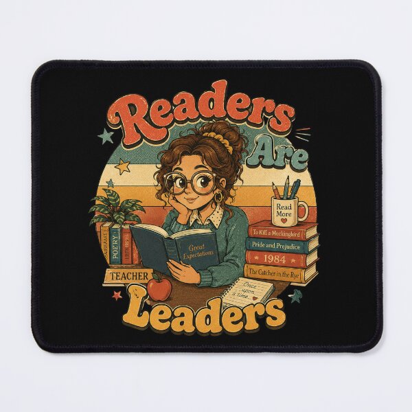 Item preview, Readers Are Leaders Shirt | Reading Teacher Gift | Retro Book Lover & English Teacher Vintage T-Shirt designed and sold by FestivityFinds.