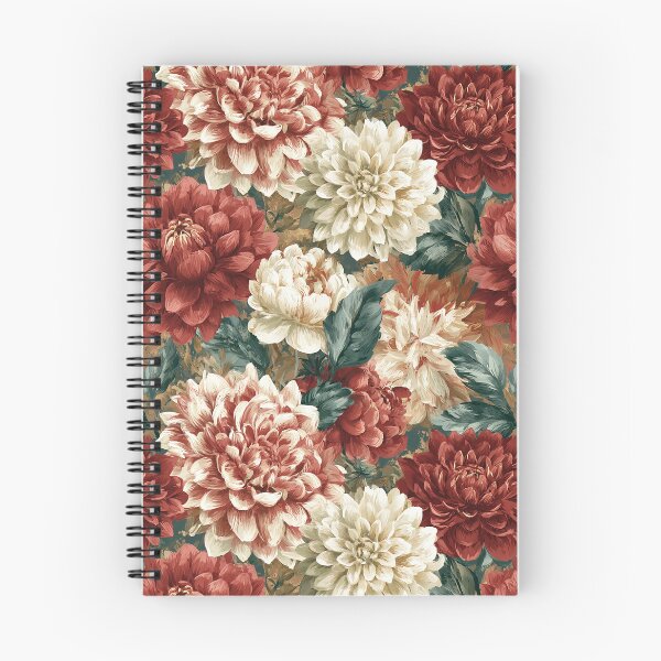 Item preview, Vibrant Dahlias Texture  - Botanical Garden Pattern  - Anniversary Gifts For Him designed and sold by RoyalStarsPatts.