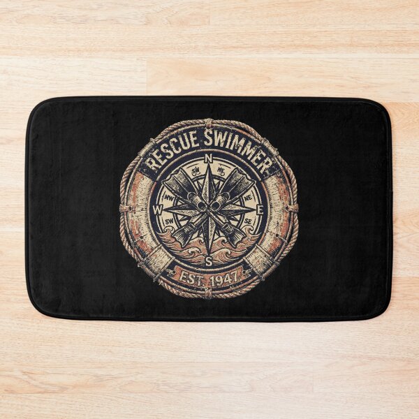 Item preview, Coast Guard Rescue Swimmer Vintage Maritime Badge | Search & Rescue Heritage Design designed and sold by Coasties.