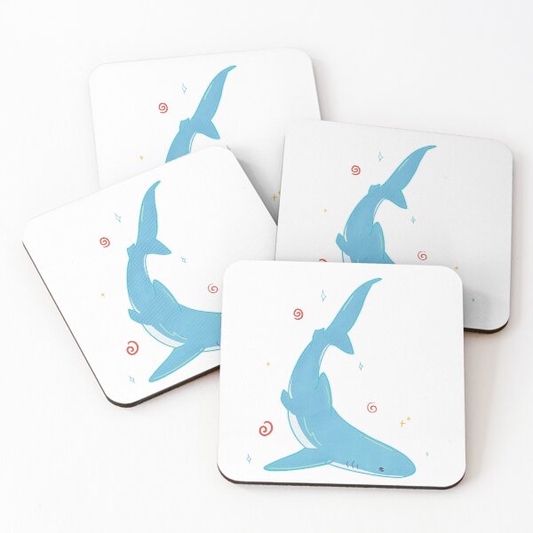 Item preview, Neon halftone shark designed and sold by Star*Catcher.