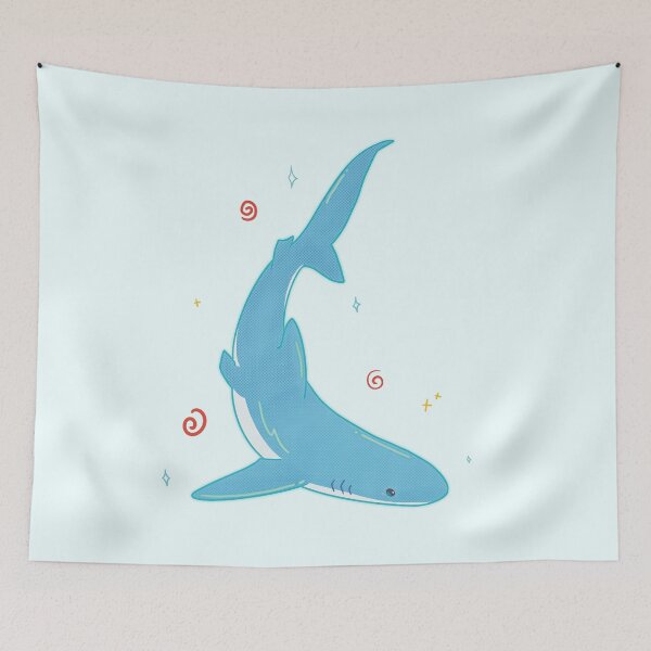 Item preview, Neon halftone shark designed and sold by Star*Catcher.
