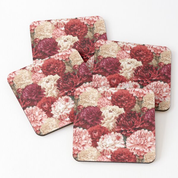 Item preview, Unique Dahlias Print  - Birthday Flower Pattern  - Anniversary Gifts For Husband designed and sold by RoyalStarsPatts.