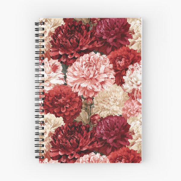 Item preview, Unique Dahlias Print  - Birthday Flower Pattern  - Anniversary Gifts For Husband designed and sold by RoyalStarsPatts.