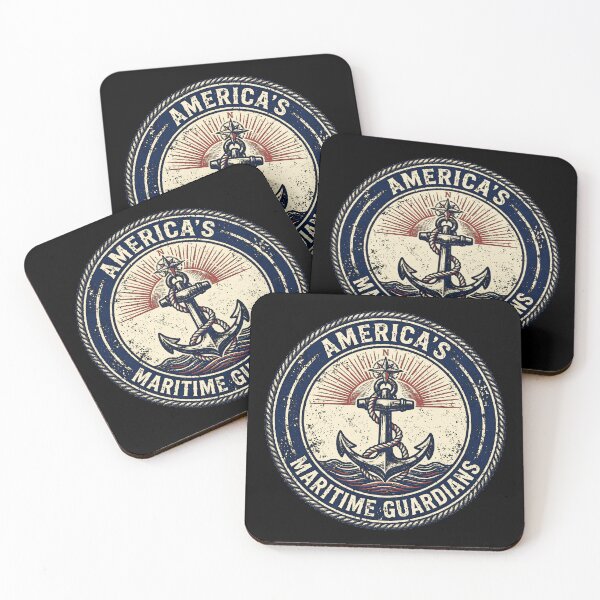 Item preview, America's Maritime Guardians Vintage Coast Guard Gift Design designed and sold by Coasties.
