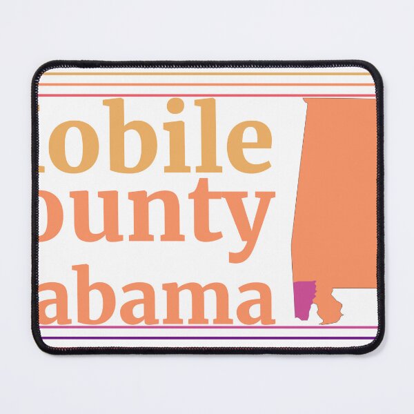 Item preview, Mobile County Alabama Highlighted on State Map designed and sold by TheIconSmith.