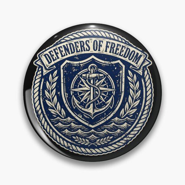Item preview, Defenders of Freedom Vintage Coast Guard Maritime Design designed and sold by Coasties.