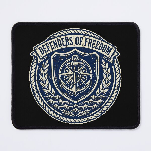 Item preview, Defenders of Freedom Vintage Coast Guard Maritime Design designed and sold by Coasties.