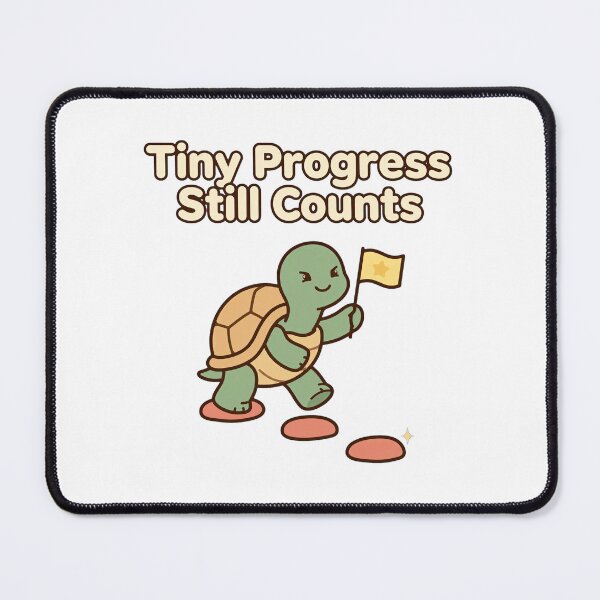 Item preview, Tiny Progress Still Counts Cute Turtle | Teeny Quities designed and sold by Teeny Quities.