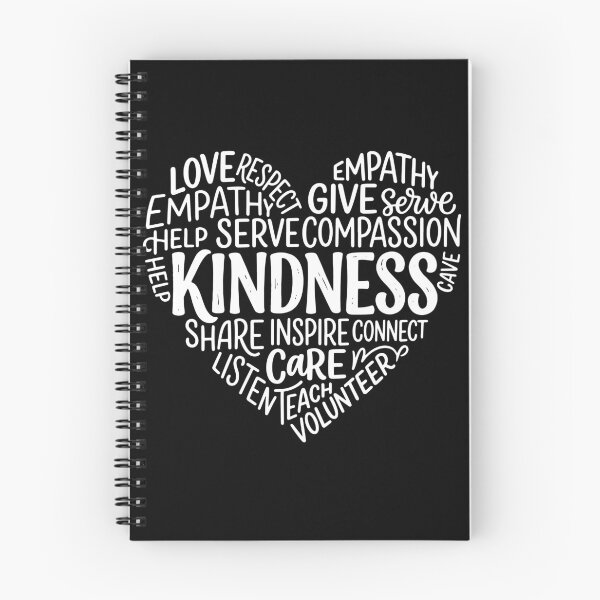 Item preview, Kindness Heart Word Cloud Inspirational Typography Positive Quote designed and sold by raedattia.