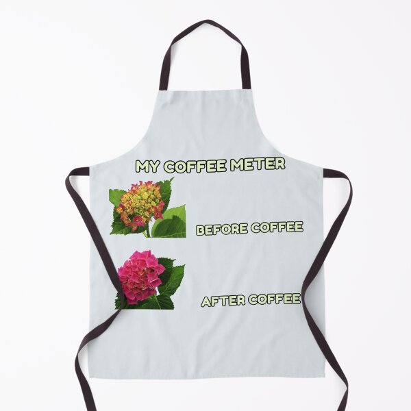Item preview,  Before And After Coffee Meter Funny Hydrangea Flower Meme designed and sold by JurateArt-DK.