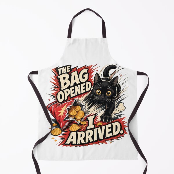 Item preview, Funny Black Cat Potato Chip Thief designed and sold by Gentlestate.