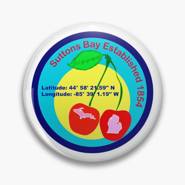 Item preview, Suttons Bay Established 1854 | Original Michigan Artwork designed and sold by FreshWaterWares.