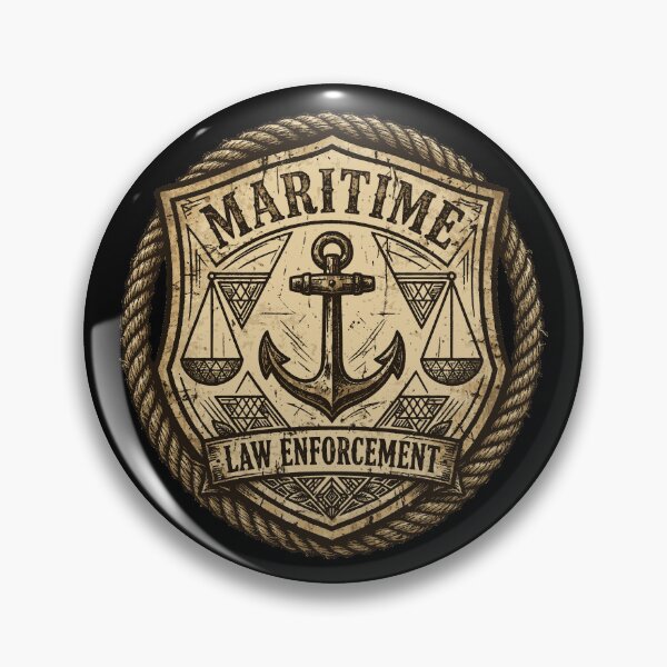 Artikelvorschau, Vintage-Abzeichen der maritimen Strafverfolgungsbehörden | Design der Küstenwache entworfen und verkauft von Coasties.